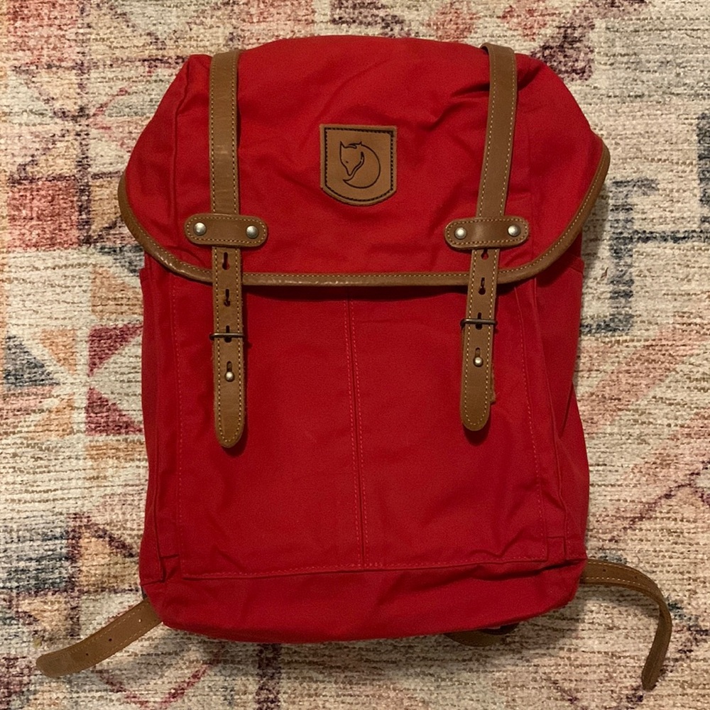 Fjallraven Rucksack No.21 Medium Red EUC